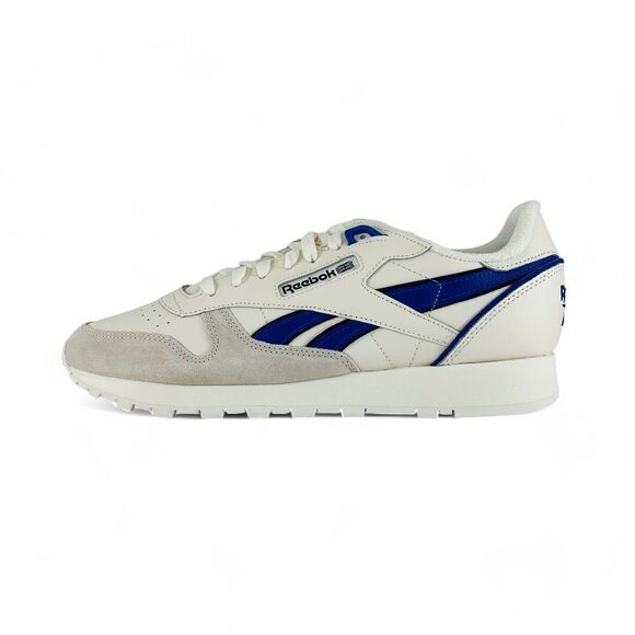 Reebok Classic Leather Chalk Vector Blue Men's Shoes Sneakers Size 11 100032759 - Picture 1 of 8